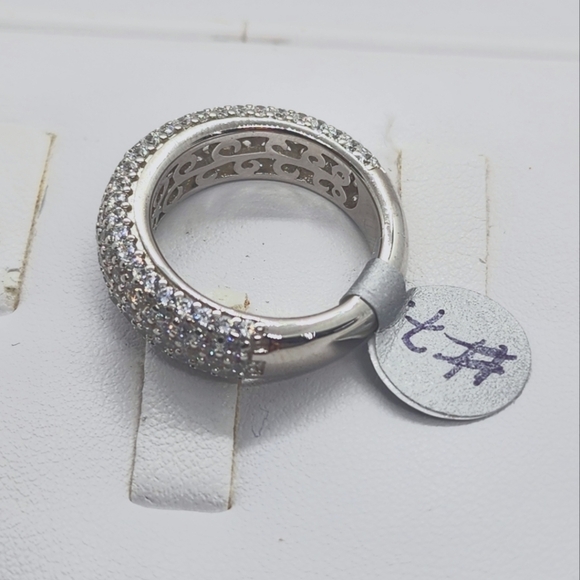 Brand New Sterling Silver 925 Eternity Ring cz - Picture 5 of 8